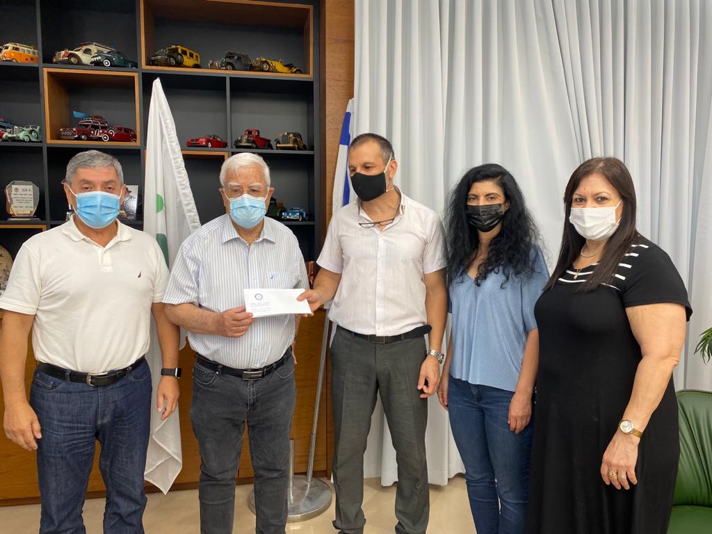 רוטרי למען הקהילה ותלמידי היסודי בקריית מוצקין