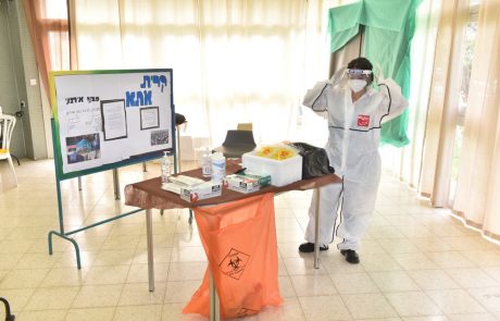 נפתח מתחם בדיקות קורונה של מד"א במרכז הנוער העירוני