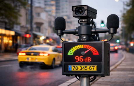 קריית ביאליק מקדמת מהפכת אכיפה: יוצבו מצלמות לזיהוי רעש מכלי רכב