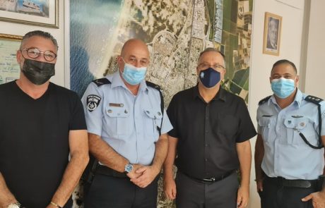 מפקד מרחב אשר שבמחוז חוף התארח בעיריית ק.ביאליק