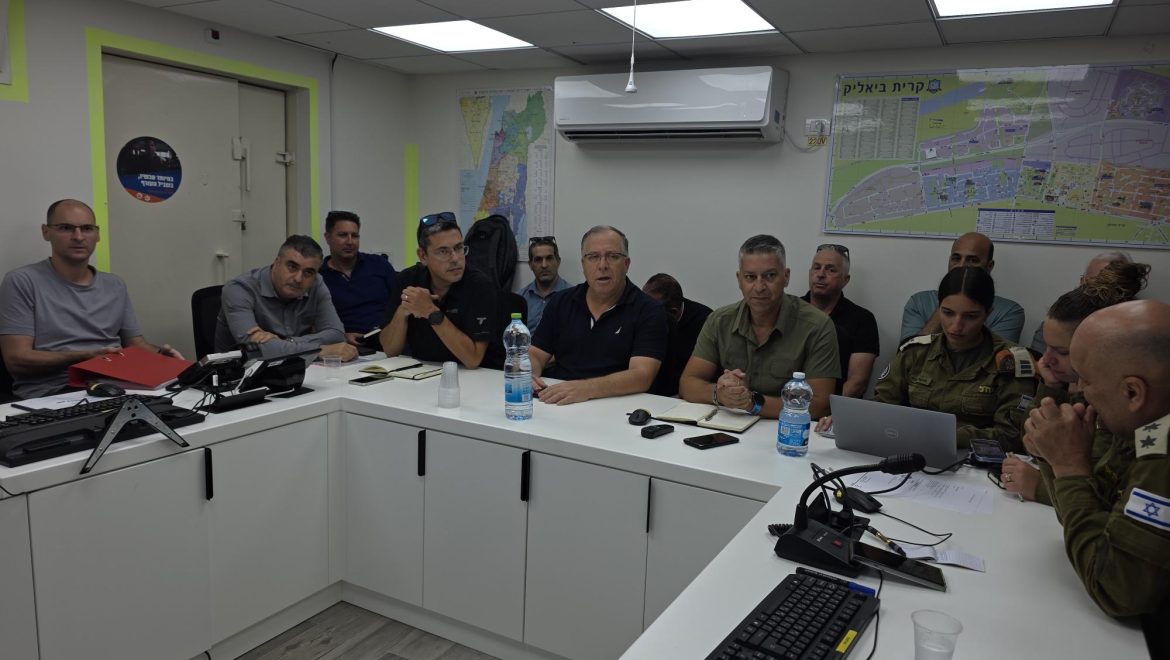 שבחים לקריית ביאליק בביקורת  רשות החירום הלאומית