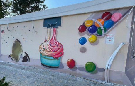 מועדון הילדים בצור שלום נצבע במסגרת פרויקט "עולם הממתקים"