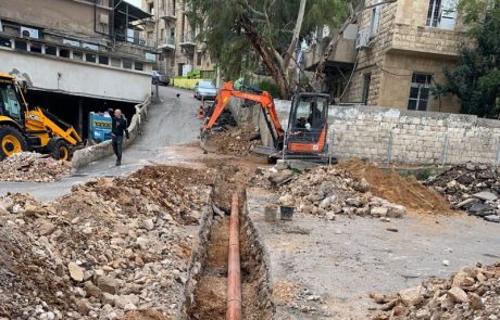 צנרת הביוב והמים במתחם שוק תלפיות מוחלפת