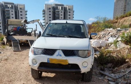 נתפס ״על חם״ משליך פסולת בנייה בשכונת נווה דוד