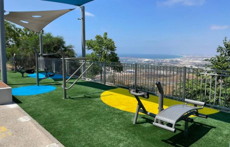 מתקני ספורט וכושר הוצבו ברחוב יעקב חזן בנווה שאנן