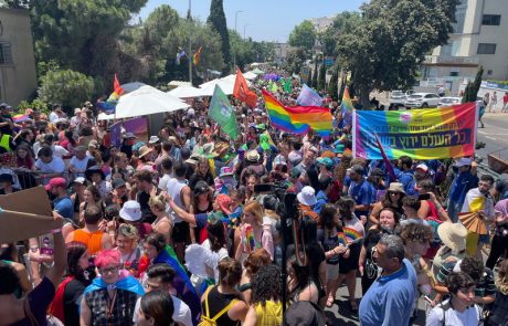 מעל 5000 איש השתתפו במצעד הגאווה בחיפה