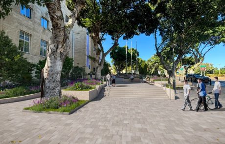 עיריית חיפה החלה בעבודות להנגשת בניין היכל העירייה
