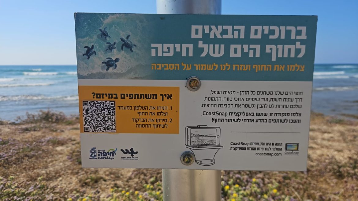 חיפה מצטרפת לפרויקט עולמי לניטור החופים